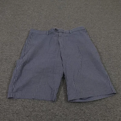 Шорты мужские Banana Republic 36 синие клетчатые клетчатые хлопчатобумажные китайские - Изображение 1 из 4