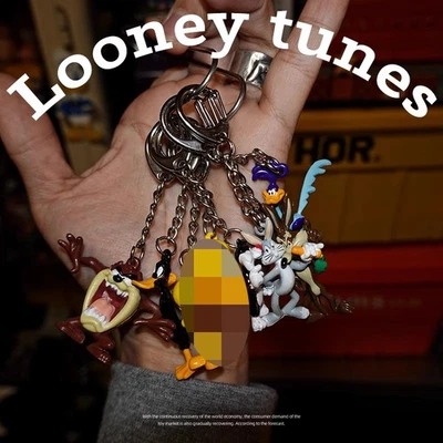 Rare Looney Tunes‌ Daffy Duck‌ Bugs Bunny Sylvester Vintage Backpack Pendant 1PC - Image 1 of 4