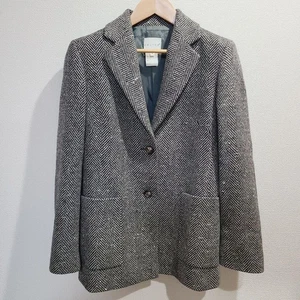 Celine Tailored Sakko Fischgrät Kaschmir 36 F/S aus Japan - Bild 1 von 10