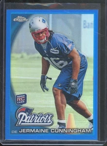 2010 Topps Chrome JERMAINE CUNNINGHAM #C109 RC Rookie Blue Refractor /199 - Picture 1 of 2