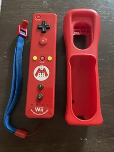 Mando a distancia Nintendo Wii Motion Plus edición Mario OEM oficial RVL-036 - Imagen 1 de 4