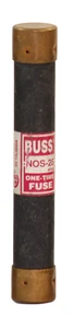 Bussmann N0S-25 Fuse 25A 600V AC/DC Class H Time-Delay - Picture 1 of 3
