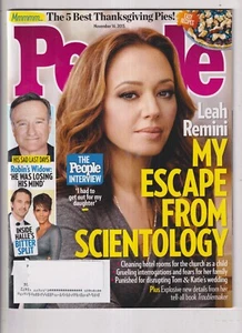 People November 16, 2015 Leah Remini, Robin Williams, Halle Berry, Thanksgiving - Picture 1 of 1