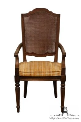 Silla de comedor ETHAN ALLEN Classic Manor con respaldo de bastón de arce macizo 15-6012A Foto 1 de 4