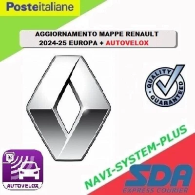 AGGIORNAMENTO MAPPE RENAULT CARMINAT LIVE/R-LINK 11.25 EUROPA 2024/2025 - Immagine 1 di 4