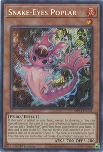***MISPRINT*** SNAKE-EYES POPLAR MP24-EN128 SECRET RARE YUGIOH NM - Picture 1 of 1