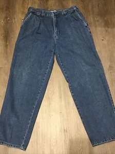 Bugle Boy Company Dark Wash Jeans Vintage Size 34x32 - Picture 1 of 11