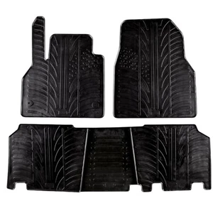 Rubber Car Floor Mats For Renault Kangoo MK2 All Weather Heavy Duty Auto Liners - Picture 1 of 6