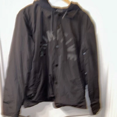 PRIMITIVE Coach Two Fer Mens Varsity Jacket Hooded Size Medium - Image 1 of 4