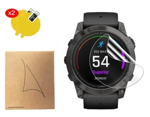 2 x For Garmin Epix Gen 2 Hydrogel TPU Film Screen Protector Smart Watch Cover - Picture 1 of 10