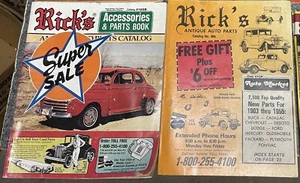 Rick's Antique Auto Parts and Accessories Catalogs #185B, #486 - lot of 2 - Picture 1 of 1
