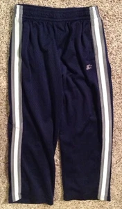 Star Boys Size Medium Navy Blue Nylon Polyester Sweat Pants  - Picture 1 of 4