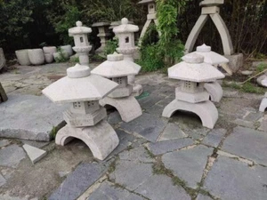 Japanese garden stone lantern Granite toro pagoda 32" arch - Picture 1 of 4