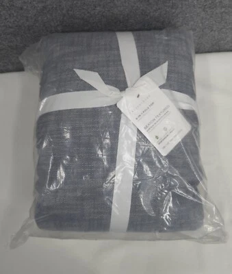 Cortina texturizada Pottery Barn Seaton 100x108 forro apagón 3 en 1 poste superior NUEVO Foto 1 de 4