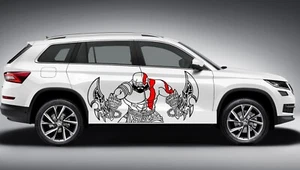 KRATOS GOD OF WAR VINYL DECAL SIDE HOOD CAR TRUCK - Picture 1 of 1