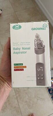 GROWNSY Nasal Aspirator For Baby, Electric Nose Aspirator For Toddler, Baby Nose • 38.53$