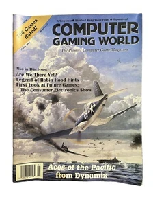 Computer Gaming World Strategy Magazine #92 Aces Of The Pacific From Dynamix - Picture 1 of 3