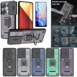 For Xiaomi Redmi Note 13 Pro 4G/5G Luxury Armor Slide Camera Magnetic Back Case - Picture 1 of 26