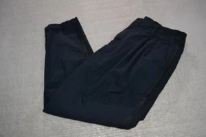 47318-a Armani Wechselhose konisch schwarz Größe 33 x 27 kurze Länge Herren - Bild 1 von 9