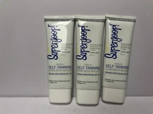 Lote de 3 Supergoop! Mousse autobronceadora gradual, existencias antiguas, ¡ver detalles! UB - Imagen 1 de 5