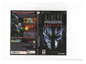 Aliens Vs Predators PSP ARTWORK INSERT ONLY Authentic - Picture 1 of 1