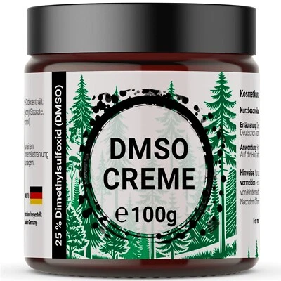 100g DMSO Creme Dimethylsulfoxid Ph. Eur. Reinheit Basiscreme im Glastiegel - Bild 1 von 4
