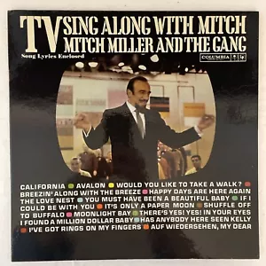 MITCH MILLER TV Sing Along 1961 LYRIC SHEETS Vinyl Album UltraSonically Cleaned - Foto 1 di 12