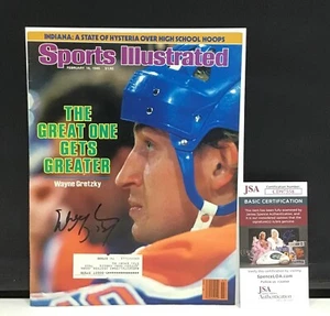 Wayne Gretzky Signed Sports Illustrated SI Magazine February 18, 1985 JSA Cert - Picture 1 of 2