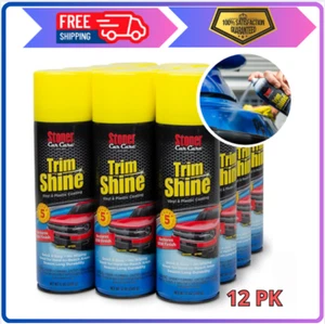 91034-12PK 12-Ounce Trim Shine Protectant Aerosol Restores Dull or Faded Interio - Picture 1 of 8