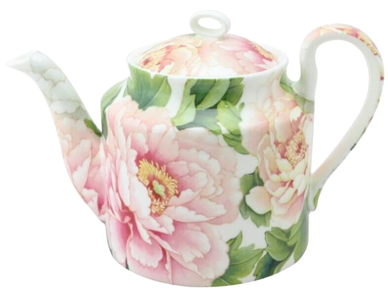 Empire Peony Bone China Teapot. Floral Tea Pot-Stechol Gracie 4 Cup - Image 1 of 1