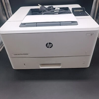HP LaserJet Pro M402n Monochrome Laser Printer Page Count 1732 Clean 10% Toner - Image 1 of 4