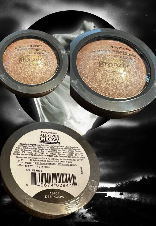 RUBY KISSES ALL OVER GLOW BRONZING POWDER FOR FACE AND BODY NO.4 DEEP GLOW - Image 1 of 2
