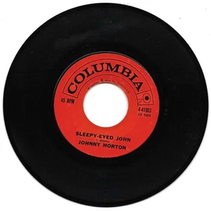 Johnny Horton: "Sleepy-Eyed John" "They'll Never Take..." - VG+ '61 - plays NM! - Foto 1 di 1
