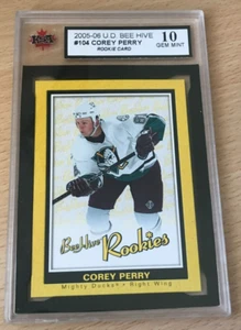 COREY PERRY RC KSA 10 UD BEE HIVE ROOKIE 2005 OILERS - Picture 1 of 2