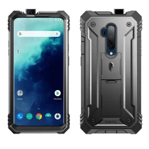 Poetic Shockproof Case For OnePlus 7T Pro / 7 Pro Dust Resistant Cover Black - Picture 1 of 8