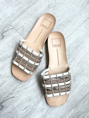 Dolce Vita Neutral Leather Sandals! Size 8! NEW! - Image 1 of 4