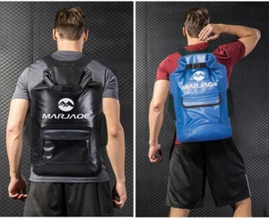 Dry Bag Backpack,22L Roll Top Padded Straps Backpack for Water Sports Swimming - Picture 1 of 24