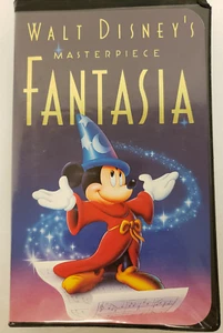 VHS Fantasia Disney Masterpiece © 1991 G Deems Taylor Leopold Stokowskie - Foto 1 di 2