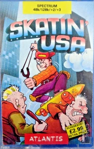 SINCLAIR ZX SPECTRUM -- SKATIN USA (ATLANTIS) - Picture 1 of 2