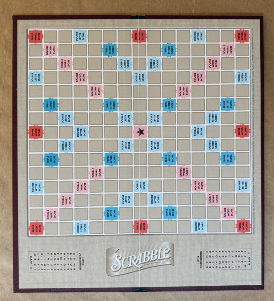 Hasbro Scrabble Juego Tablero Pieza de Repuesto - SOLO TABLERO Foto 1 de 2