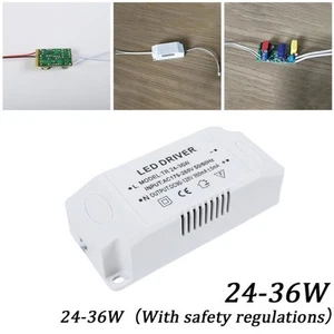 LED Treiber Driver Elektronischer Trafo Transformator Konstanter Strom 24-36W - Bild 1 von 5