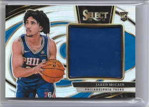 2024-25 Panini Select Jared McCain RC Jersey Relic Silver Prizm JRS-MCC - Picture 1 of 1