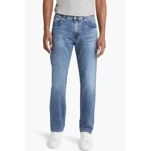 AG ADRIANO GOLDSCHMIED Mens Everett Slim Straight JEAN OF TOMORROW 31x33 Stretch - Picture 1 of 11