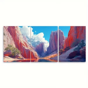 3pcs Pinnacles National Park California Metal Print Ready to Hang Art - Picture 1 of 7