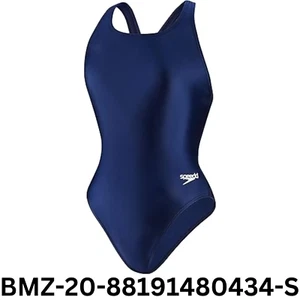 Speedo girl Prolt Super Pro Solid Youth athletic one piece swimsuits, Navy, 8/24 - Picture 1 of 8