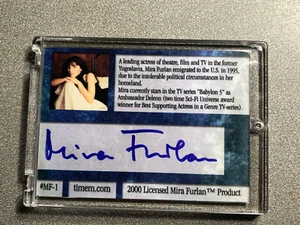 MIRA FURLAN Serie dal 2000 Carta Autografa Autentica MF-1 Attrice - Foto 1 di 2