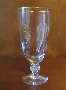 Tiffin Franciscan Crystal Palais Versailles 6 7/8” Footed Iced Tea Tumbler(s) - Picture 1 of 4