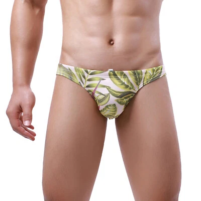 Herren Badehose Kordelzug Bademode Sommer Slip Beachwear Badeshorts Bikini - Bild 1 von 4