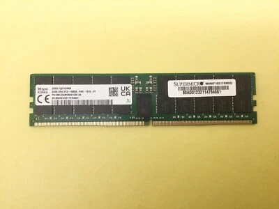 SK HYNIX 64GB(1X64GB) 2RX4 PC5-4800B DDR5 RDIMM SERVER MEMORY HMCG94MEBRA123N - Image 1 of 3