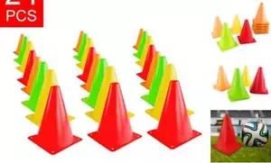 conos deportivos entrenamiento práctica fitness brillante neón color surtidos... - Imagen 1 de 6